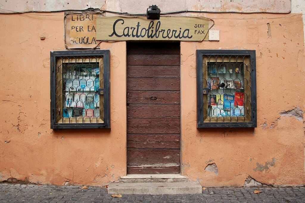 visiter trastevere boutique cartolibreria