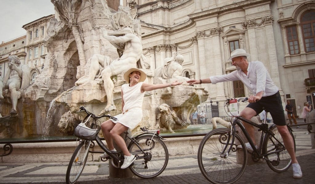 visite centre historique rome velo