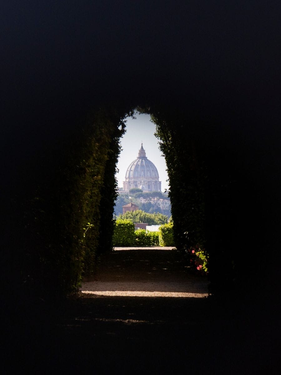 Lieux insolites Rome - Le trou de serrure de l’Aventin