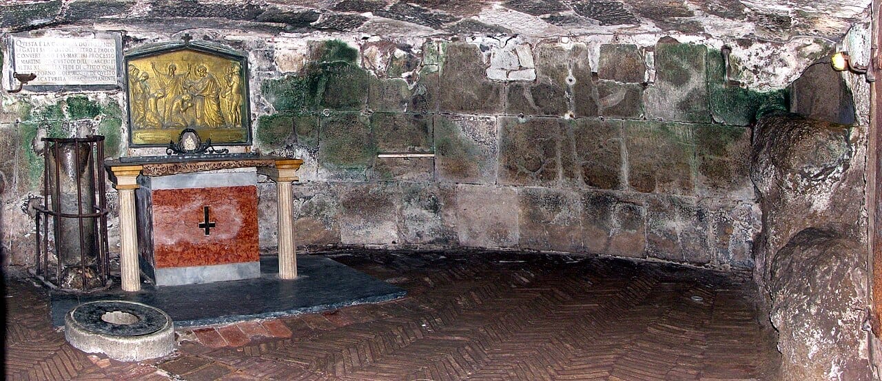 visiter de la prison des Mamertins