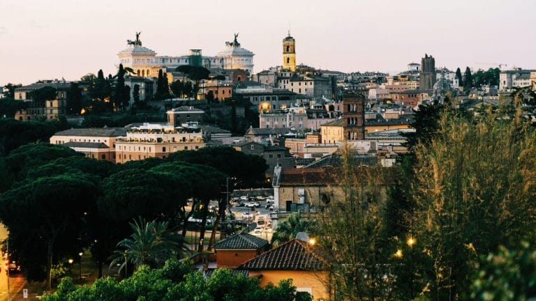 La colline de l'Aventin à Rome