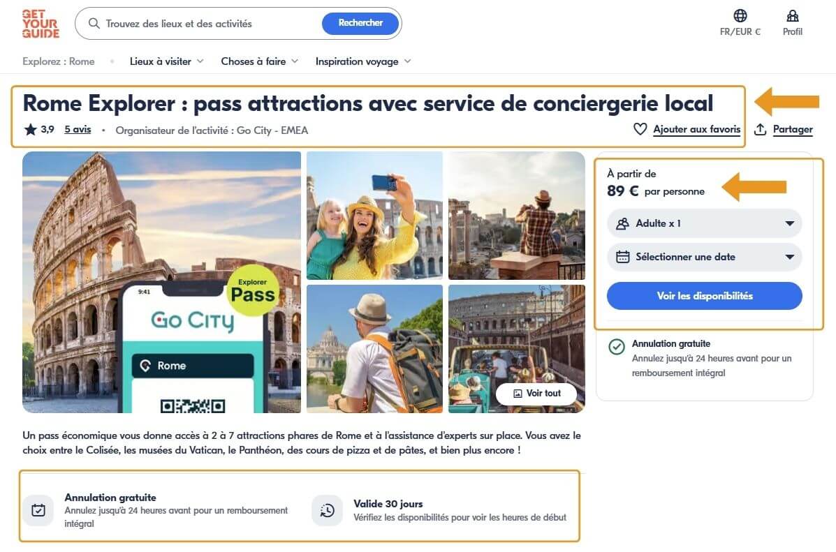 go city explorer pass rome ticket process nouveau prix