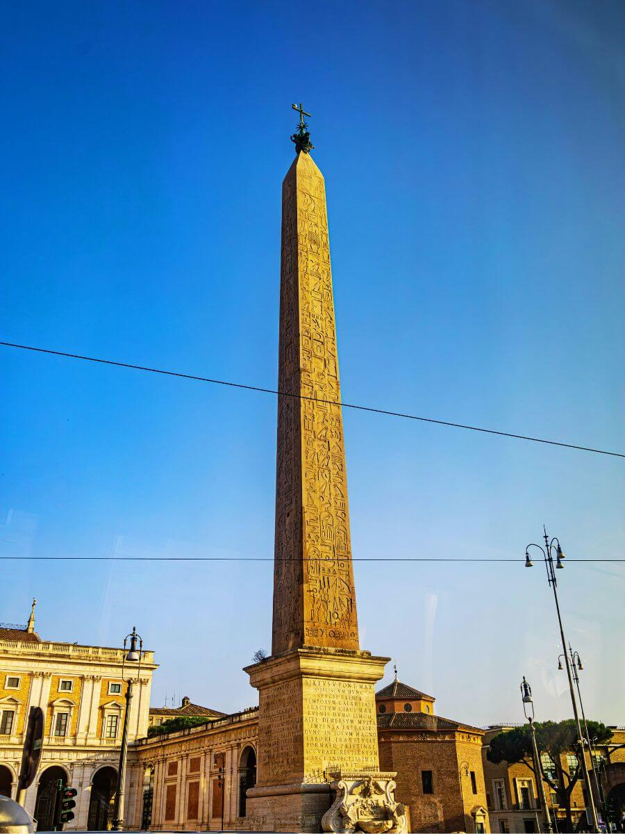 L’obélisque Flaminio piazza del popolo